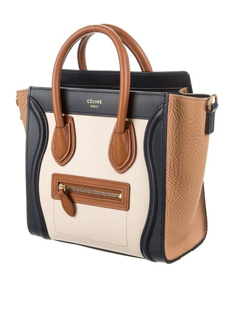 celine nano luggage kohl|Celine nano luggage tote bag.